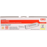 C8600 toner jaune original 43487709