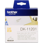 Etiquettes noir sur blanc original dk - 11201