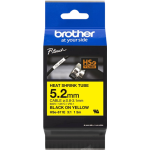 Ruban noir sur jaune original hse - 611e Ruban noir sur jaune original hse - 611e