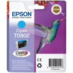 T0802 cartouche d'encre cyan original c13t08024011 T0802 cartouche d'encre cyan original c13t08024011