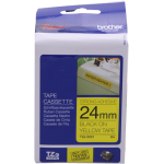 Tz - s651 ruban noir sur jaune original tze - s651