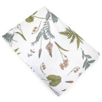 Drap plat 280x310 cm 100% percale de coton f��rie blanc sauge