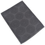 Nappe ovale 180x240 cm h�lios anthracite 100% coton + enduction acrylique