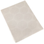 Nappe ovale 180x300 cm h�lios ecru 100% coton + enduction acrylique