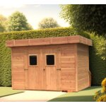 Abri de jardin en bois dinan 3. 4x4. 4 kosygarden 14. 8m2