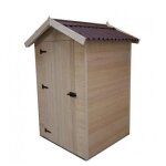 Abri de jardin bois eden habrita l140 x p145 x h203 avec plancher Abri de jardin bois eden habrita l140 x p145 x h203 avec plancher