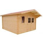 Abri de jardin en bois massif habrita 15, 73 m2 et madriers 42mm Abri de jardin en bois massif habrita 15, 73 m2 et madriers 42mm