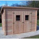 Abri de jardin habrita dalmat en bois massif 5, 20 m2 avec toit Abri de jardin habrita dalmat en bois massif 5, 20 m2 avec toit