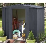 Abri de jardin en métal habrita 193x151xh190 portes coulissantes Abri de jardin en métal habrita 193x151xh190 portes coulissantes