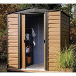 Abri de jardin en métal habrita 193x151xh201 portes coulissantes Abri de jardin en métal habrita 193x151xh201 portes coulissantes