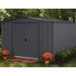 Abri de jardin en métal habrita 313x297xh198 avec double porte Abri de jardin en métal habrita 313x297xh198 avec double porte
