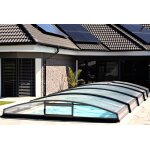 Abri de piscine bas télescopique imperial 10. 66x3. 8 abrilios Abri de piscine bas télescopique imperial 10. 66x3. 8 abrilios
