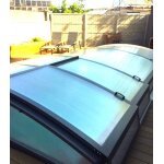 Abri de piscine bas télescopique imperial 4. 3x4. 3 abrilios Abri de piscine bas télescopique imperial 4. 3x4. 3 abrilios