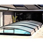 Abri de piscine bas télescopique imperial 6. 42x3. 3 abrilios Abri de piscine bas télescopique imperial 6. 42x3. 3 abrilios
