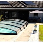 Abri de piscine bas télescopique imperial 8. 54x4. 3 abrilios Abri de piscine bas télescopique imperial 8. 54x4. 3 abrilios