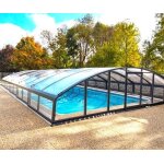 Abri de piscine mi - haut télescopique imperial 12. 78x6 abrilios Abri de piscine mi - haut télescopique imperial 12. 78x6 abrilios