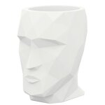 Bac à fleurs adan vondom grand modèle hauteur 100 blanc Bac à fleurs adan vondom grand modèle hauteur 100 blanc