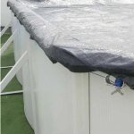 B�che pour piscine hors sol ovale 550x366 anthracite