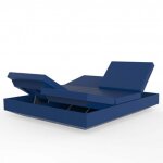 Banquette transat vela daybed inclinable vondom bleu marine Banquette transat vela daybed inclinable vondom bleu marine