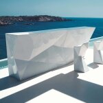 Bar central lumineux faz vondom blanc