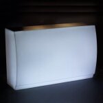 Bar droit fiesta vondom illumin blanc 180 cm