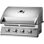 Barbecue gaz napoleon encastrable 500 bi serie 32 avec 4 brleurs en