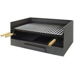 Barbecue imex el zorro bureau grill charbon noir acier inoxydable 61
