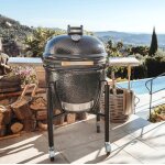 Barbecue kamado monolith one 66 avec chariot Barbecue kamado monolith one 66 avec chariot