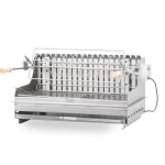 Barbecue le marquier irissarry inox avec tournebroche 78x32