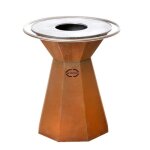 Brasero le churrasco pyramidal corten plancha tonio