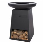 Bras�ro orion classic noir et couvercle redfire