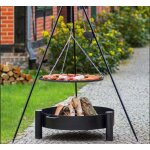 Brasero et trépied haiti cook king 60cm avec gril inox Brasero et trépied haiti cook king 60cm avec gril inox