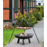Brasero et trpied porto cook king 100cm avec gril inox