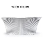 Canapé extérieur biophilia vondom - blanc Canapé extérieur biophilia vondom - blanc