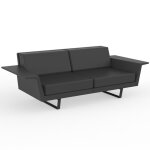 Canap� vondom delta sofa noir 2 places