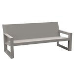 Canap� vondom frame taupe avec coussins