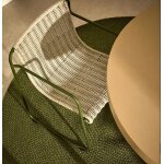 Chaise de jardin rina en acier vert et corde écru grise veryforma Chaise de jardin rina en acier vert et corde écru grise veryforma