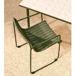 Chaise de jardin rina en acier vert et corde verte veryforma Chaise de jardin rina en acier vert et corde verte veryforma
