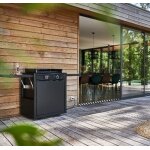 Chariot modern noir 60 forge adour pour plancha