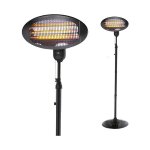 Chauffage d'appoint quartz edm 07091 07091 noir 2000 w 49, 6 x 15, 6 x Chauffage d'appoint quartz edm 07091 07091 noir 2000 w 49, 6 x 15, 6 x