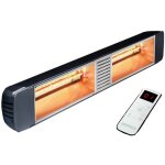 Chauffage heliosa hd 88 radiant 3000w tlcommande radio noir