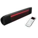 Chauffage heliosa hi design black evo 2500w télécommande radio noir Chauffage heliosa hi design black evo 2500w télécommande radio noir