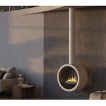 Chemine au biothanol infire incyrcle suspendue 2 kw blanc avec