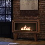 Chemine au biothanol infire industrial avec support 2 kw corten