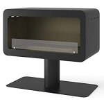 Chemine au biothanol infire inecco avec support 2 kw noir