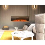 Chemin�e �lectrique lumen 1600 encastr�e la nordica