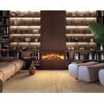 Chemin�e �lectrique lumen 870 encastr�e la nordica