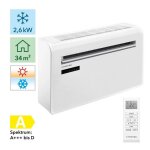 Climatiseur mural trotec pac - w 2650 sh jusqu'à 85 m3 Climatiseur mural trotec pac - w 2650 sh jusqu'à 85 m3