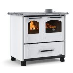 Cuisinire  bois nordica extraflame family 4. 5 9kw blanc