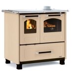Cuisinire  bois nordica extraflame family 4. 5 9kw cappuccinno